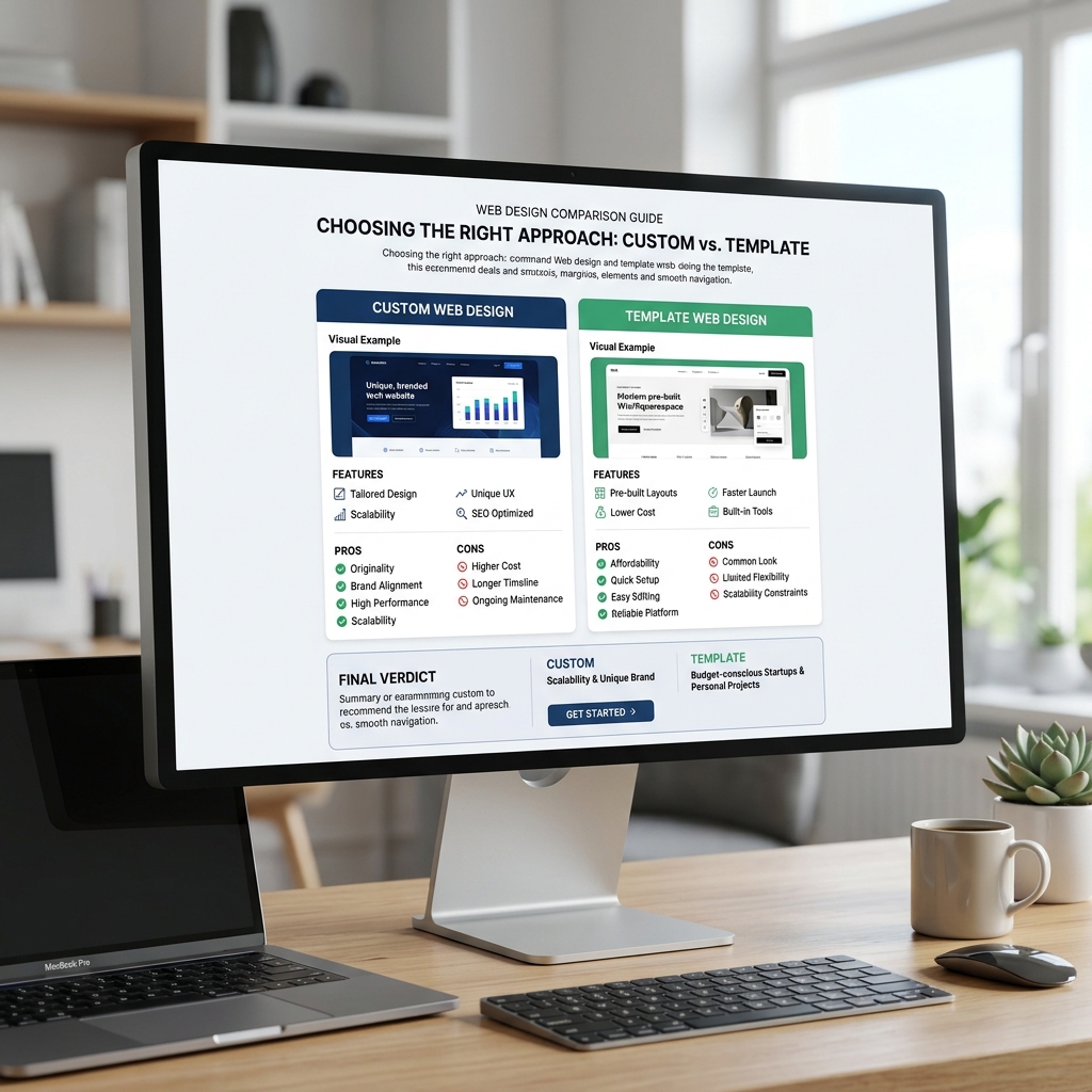 Example of a high-converting comparison guide layout with pros, cons, and verdict sections